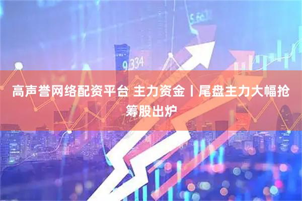 高声誉网络配资平台 主力资金丨尾盘主力大幅抢筹股出炉